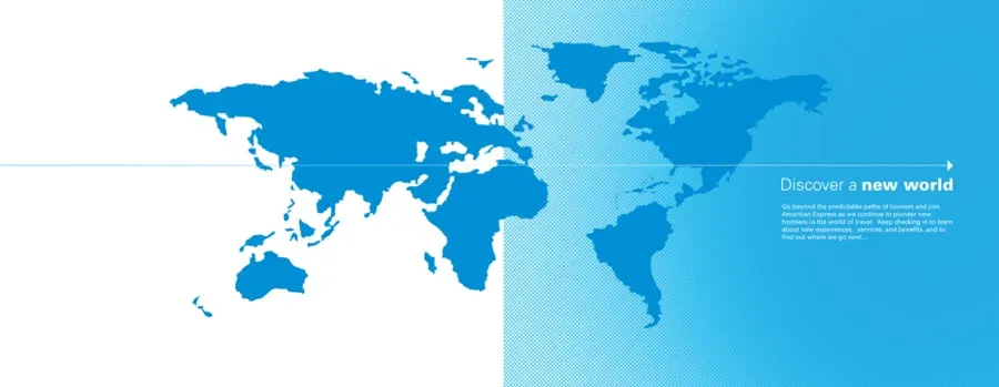 American Express travel campaign: Discover a new world