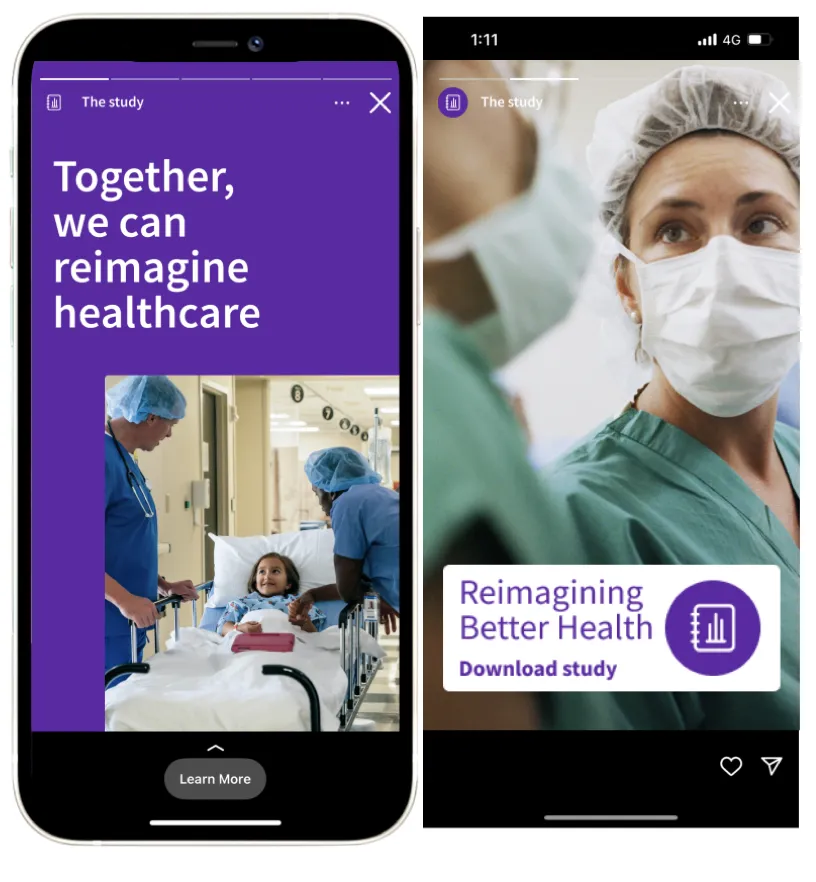 GE HealthCare social stories for the Reimagining Better Health study