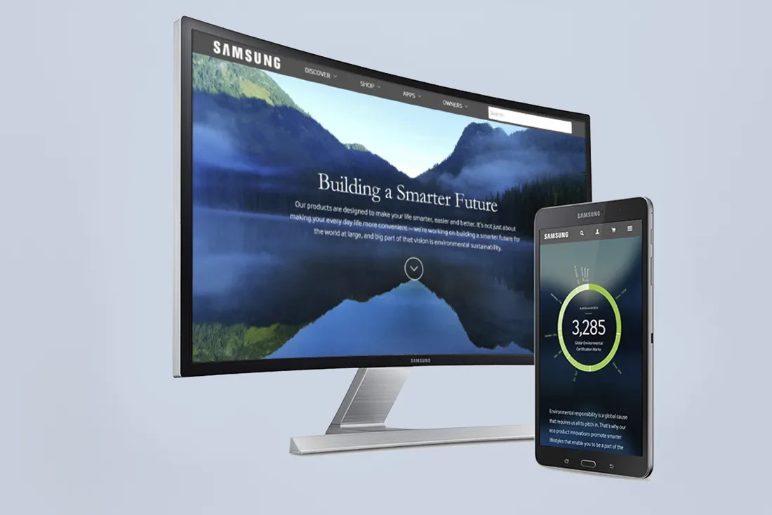 Samsung site: Building a Smarter Future